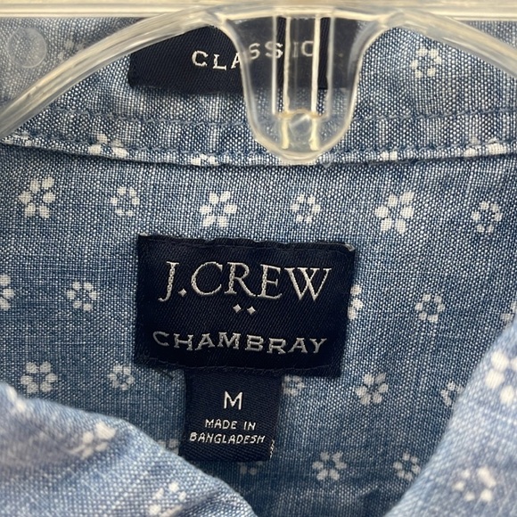 ❤️ J CREW Button Down Shirt Size M - Picture 4 of 5